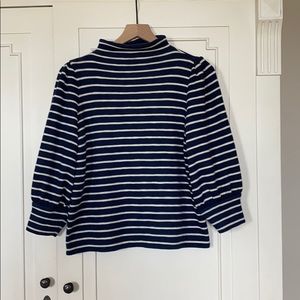 Madewell NWT navy striped top